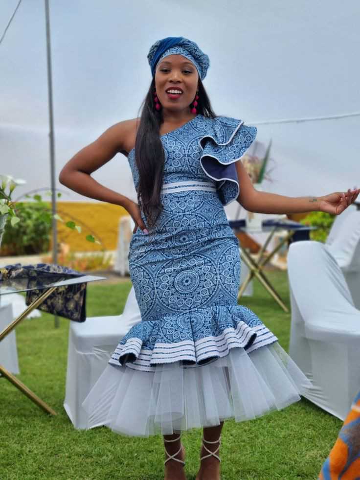 Best Shweshwe Tswana Dresses For Womens 2024 – Latest African