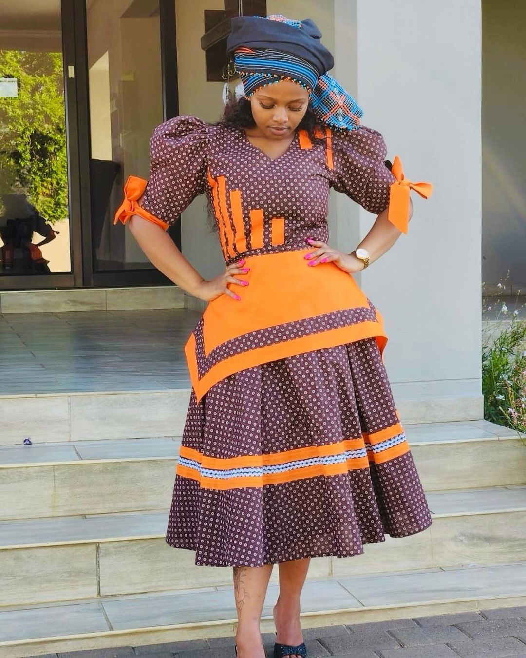 Beautiful Tswana Traditional Dresses For Makoti – Latest African